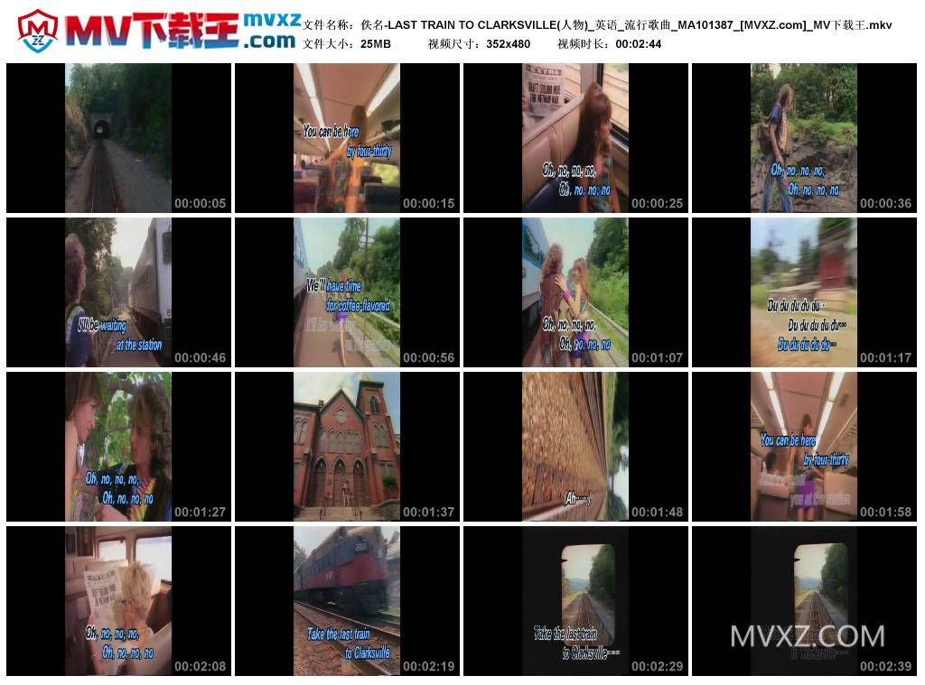 佚名-LAST TRAIN TO CLARKSVILLE(人物)_英语_流行歌曲_MA101387